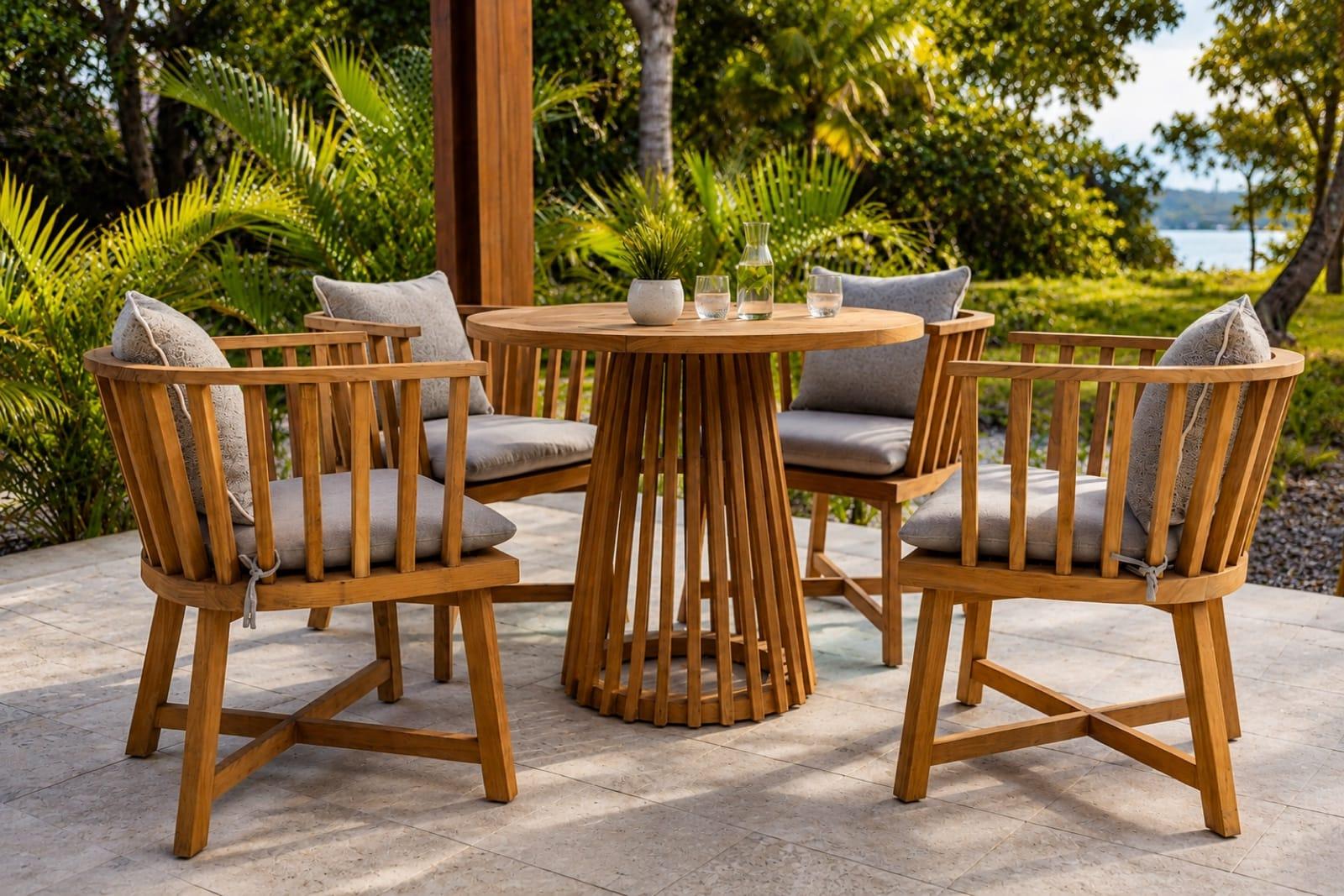 Hospitality space furnished by HPA, natural light and warm materials.